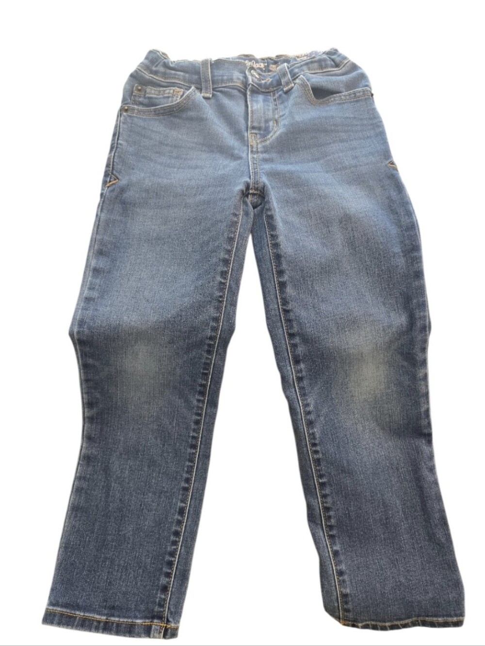Cat & Jack Toddlers Relaxed Straight Blue Jeans Size 6 In EUC